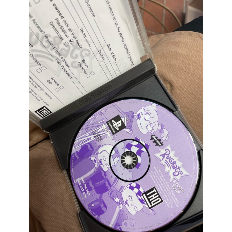 Rugrats Studio Tour Playstation 1 PS1