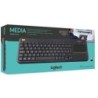 Klaviatūra LOGITECH K400 Touch Plus, bevielė, INT, juoda