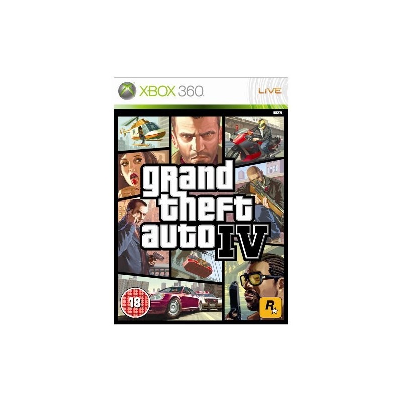 Grand Theft Auto IV GTA 4 Xbox 360