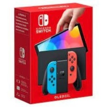 Nintendo Switch OLED konsolė (su Neon Red ir Neon Blue Joy-Con)