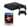 Playstation 4 (PS4) Pro 1TB Juodas + papildomas pultelis + Gran Turismo Sport