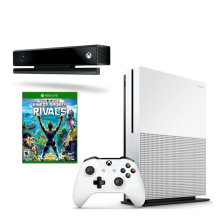 Microsoft Xbox One S 500GB konsolė + Kinect kamera + Kinect Sports Rivals