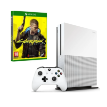 Microsoft Xbox One S 500GB konsolė + Cyberpunk 2077