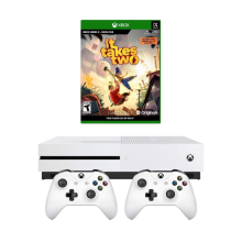 Microsoft Xbox One S 500GB konsolė + papildomas pultelis + It Takes Two