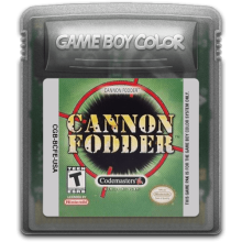 Cannon Fodder Nintendo Game Boy Color