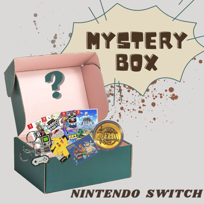 Staigmenų dėžutė Mystery Box! Nintendo Switch rinkinys
