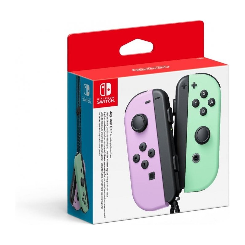 Nintendo Switch Joy-Con Pair Pastel Green/ Pastel Purple pulteliai, joycon