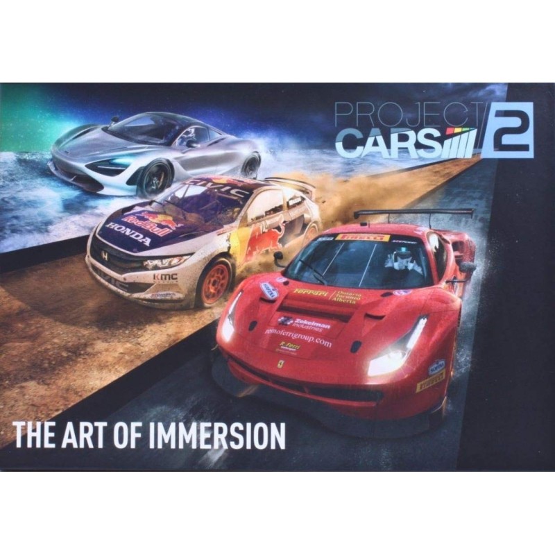 Project Cars 2 Collectors Edition 200 Pages Artbook The Art of Immersion / kolekcinė knyga