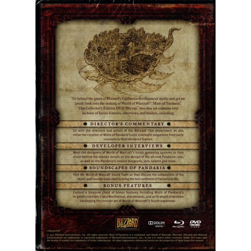 World of Warcraft Mists of Pandaria Collectors Edition Behind the Scenes Kolekcinė žaidimo dėžutė