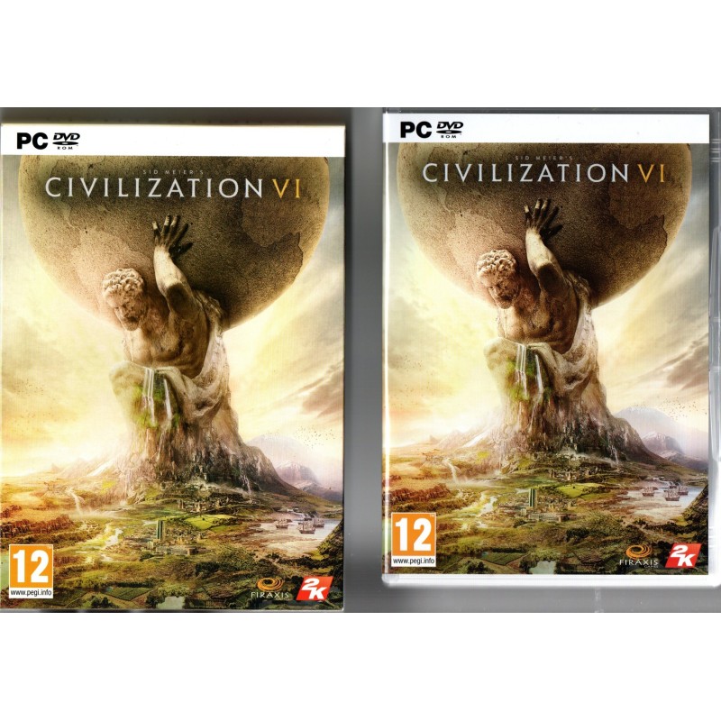 Sid Meier's Civilization VI Cloth Map + PC Box / Kolekcinė žaidimo dėžutė + medžiaginis žemėlapis
