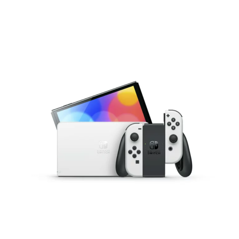 Konsolė Nintendo OLED White Joy-Con , baltos spalvos NAUDOTAS