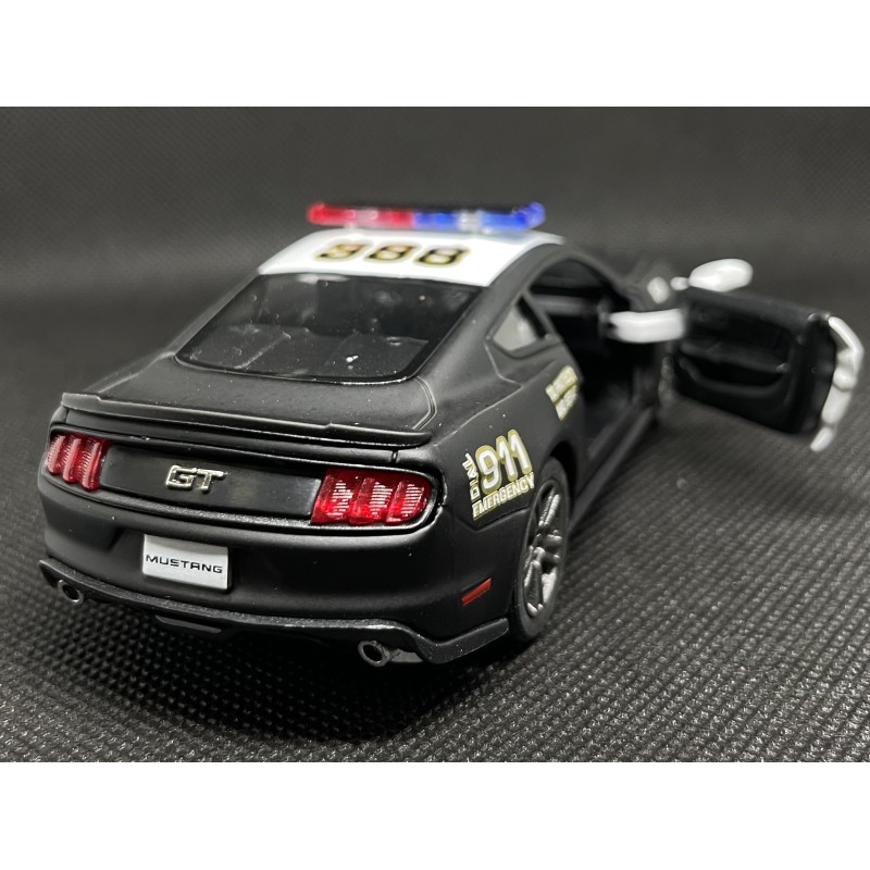 Ford Mustang GT Police, 1/38 mastelis KINSMART automobilis 2015