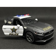 Ford Mustang GT Police, 1/38 mastelis KINSMART automobilis 2015