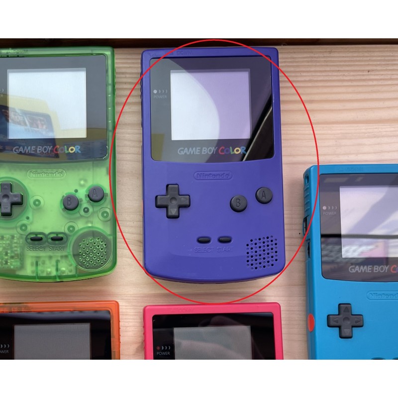 Nintendo Game Boy Color konsolė, Purple (Būklė - puiki)