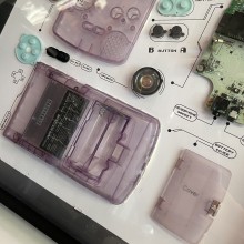 Nintendo Gameboy Original Console Display Photo Frame. Konsolės schema rėmelyje