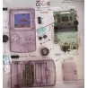 Nintendo Gameboy Original Console Display Photo Frame. Konsolės schema rėmelyje