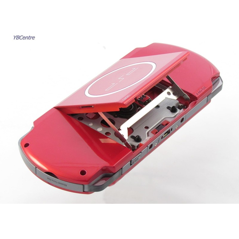 Sony PlayStation Portable PSP 3003 Red Konsolė, atrišta su 10+ žaidimais, NAUDOTA