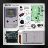 Nintendo Gameboy Original Console Display Photo Frame. Konsolės schema rėmelyje