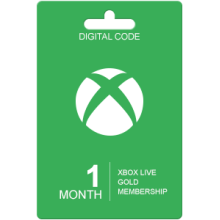 1 mėnesio XBOX LIVE GOLD kodas UK