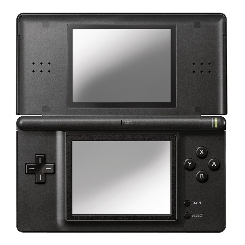 Nintendo DS Lite Onyx Black, nešiojama retro konsolė NAUDOTA