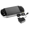PSP 2003 slim sony playstation portable rankinė konsolė su žaidimais (70-80ž.) 32GB kortele, su pakrovėju, NAUDOTA