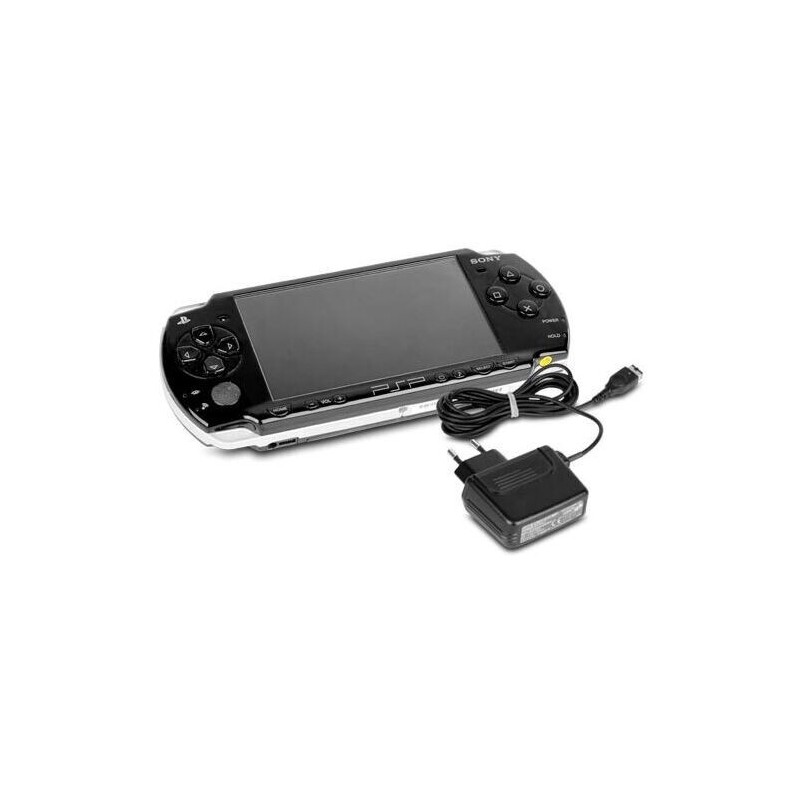 PSP SLIM 2003 sony playstation portable rankinė konsolė su 10 Žaidimų, su pakrovėju. NAUDOTA