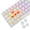 Klaviatūra White Shark Wakizashi 2 Red switch, Anglų (US), balta