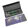 Lazeris su 5 skirtingais efektų antgaliais (5in1), pridedamos 2 AAA baterijos. Green Laser Pointer