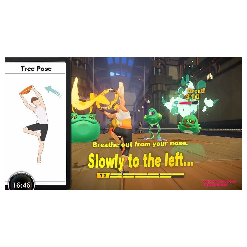 Nintendo Ring Fit Adventure žaidimo rinkinys (Leg Strap, Ring-Con, žaidimas) ne naujas