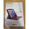 Logitech Slim Folio Bluetooth klaviatūra ir apsauginis dėklas Pilka Logitech Slim Folio for iPad (7th, 8th, & 9th generation)