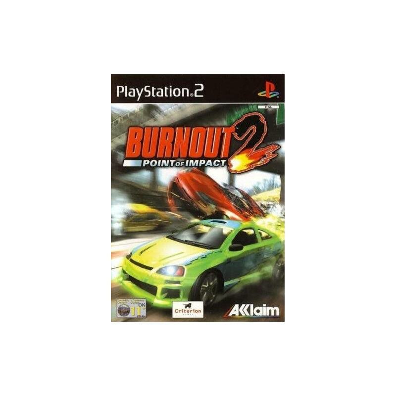 BURNOUT 2: POINT OF IMPACT PS2 (Spausdintu viršeliu)