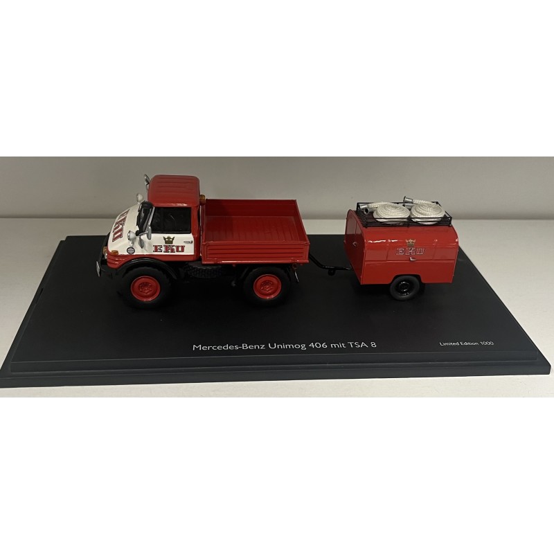 Mercedes-Benz unimog 406 mit tsa 8 1:43 Schuco