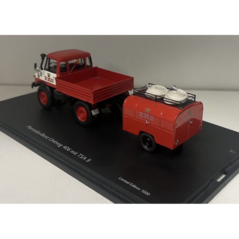 Mercedes-Benz unimog 406 mit tsa 8 1:43 Schuco