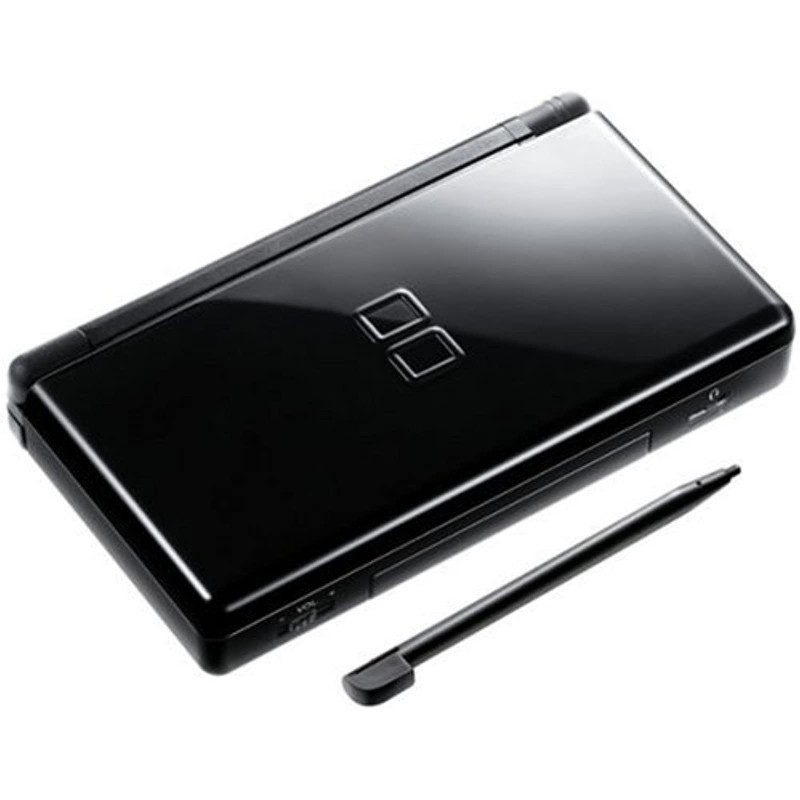 Nintendo DS Lite Onyx Black, nešiojama retro konsolė NAUDOTA