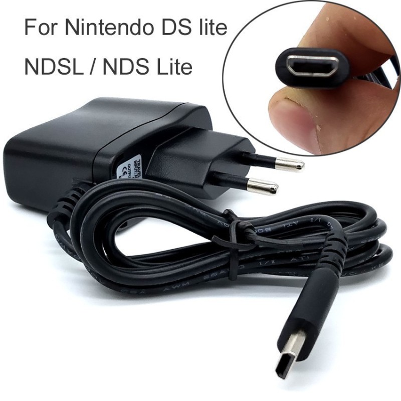 Nintendo DS lite / NDSL / NDS Lite - AC Power Adapter Charging Charger, Pakrovėjas