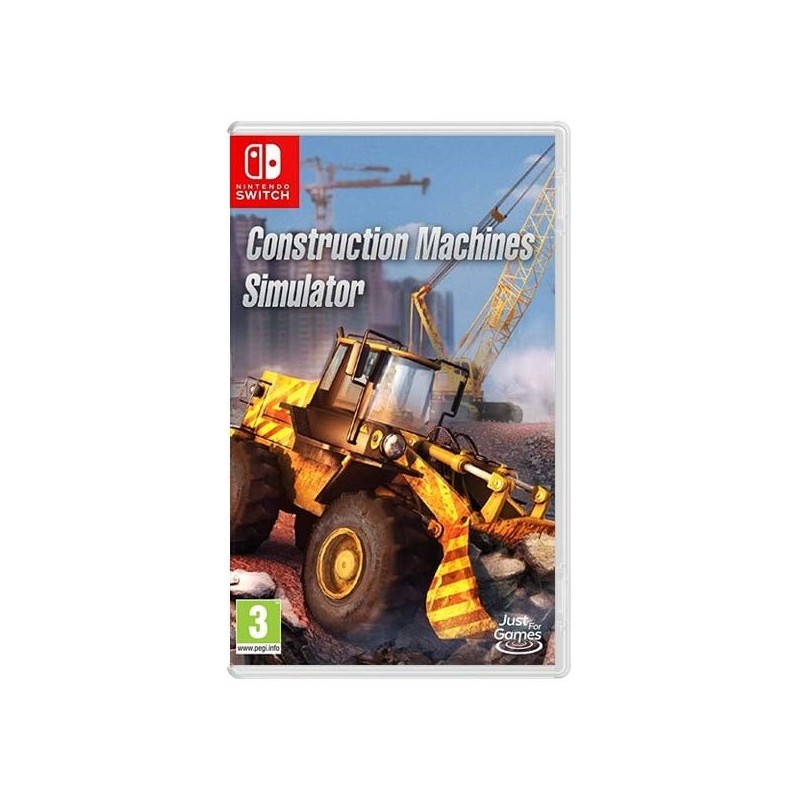 Construction Machines Simulator Nintendo Switch SPAUSDINTU viršeliu