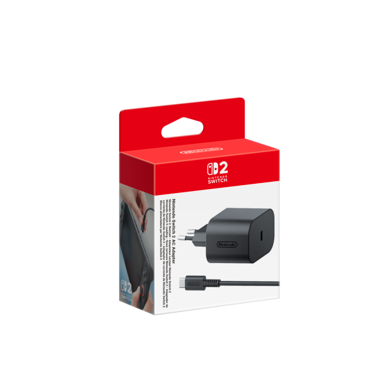 Nintendo Switch 2 AC pakrovėjas Juodas (Black)