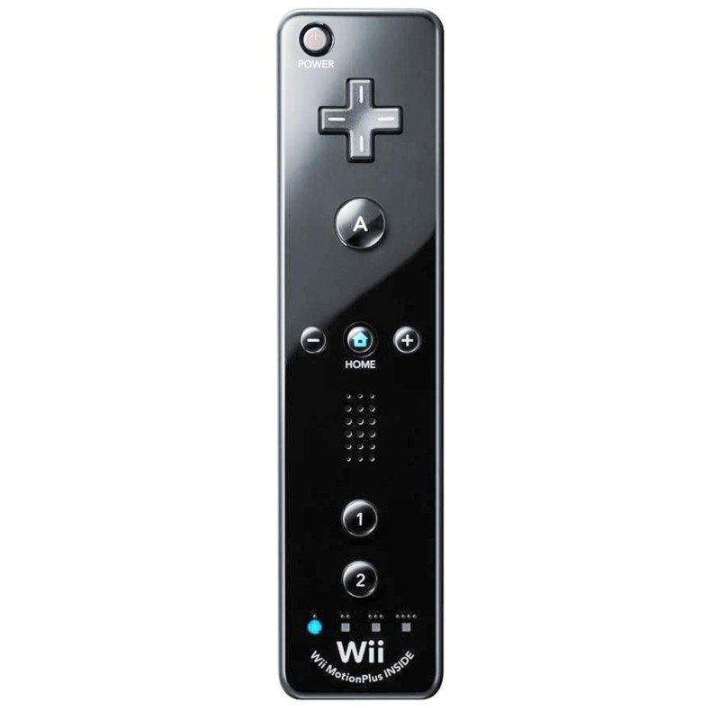 Nintendo Wii Remote Controller MotionPlus Inside Pultelis juodas, Motion Plus