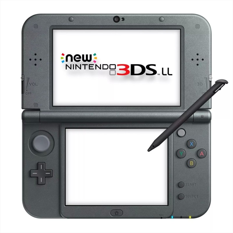 New Nintendo 3DS LL Grey atrištas su žaidimais