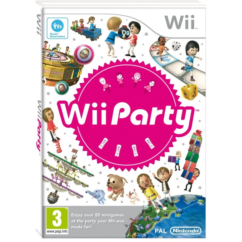 Wii Party Nintendo wii žaidimų rinkinys